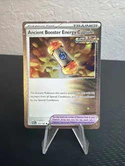 Ancient Booster Energy Capsule Promo 159/182 Cosmos Holo Paradox Rift Pokemon - Image 3