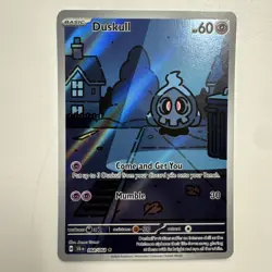 Nintendo Duskull Illustration Rare Full Art Holo SV Shrouded Fable 068/064 - Image 1