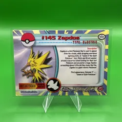 Zapdos #145 -[LP]- Pokemon Topps Chrome Series 2 - Image 2