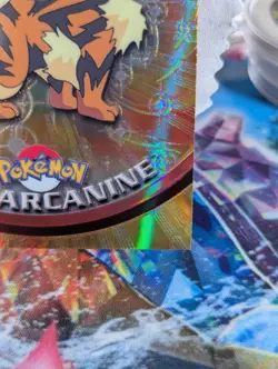 Arcanine #59 Topps Chrome Spectra Series 1 Pokemon TV Animation Solid NM 🔥🔥 - Image 4