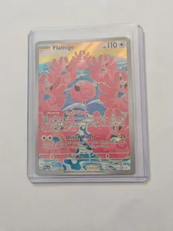 2023 Pokemon Flamigo #227/193 Illustration Rare Scarlet & Violet Paldea Evolved - Image 1