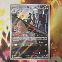 Team Rocket's Dugtrio 239/217 Me: Ascended Heroes Holo Pokemon TCG - Image 1