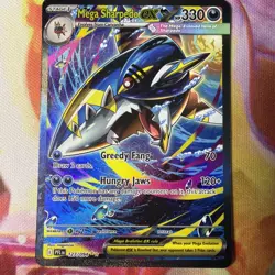 Mega Sharpedo ex 127/094 Me02: Phantasmal Flames Holo Pokemon TCG SIR MINT - Image 4