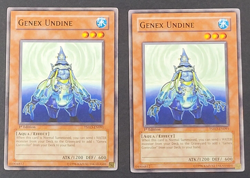 Yugioh TCG - 2x Genex Undine - TSHD-EN091 - NMN/LP - 1st Ed - Common - Aqua 2010 - Image 1