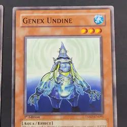 Yugioh TCG - 2x Genex Undine - TSHD-EN091 - NMN/LP - 1st Ed - Common - Aqua 2010 - Image 3