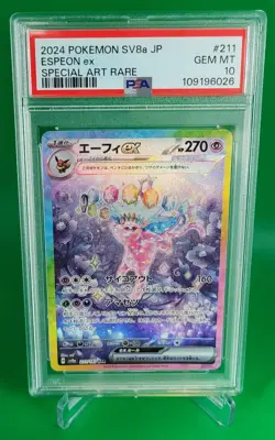 ESPEON ex #211/187 (PSA 10): 2024 Pokemon Terastal Festival Japanese: SAR - Image 1