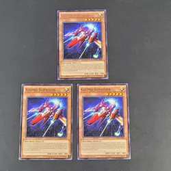 Yugioh - 3x Kozmo Sliprider - CORE-EN084 - NM/LP - 1st Edition - Rare - 2015 - Image 2