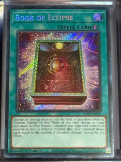Book of Eclipse RA02-EN054 Yu-Gi-Oh YuGiOh Secret Rare 1ST NM - Image 1