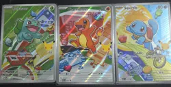 Pokemon TCG First Partner Illustration Collection Series 1 Kanto GEN 1 Starters - Image 1