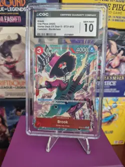 One Piece GRADED Brook ST21 10 CGC ENGLISH - Image 1