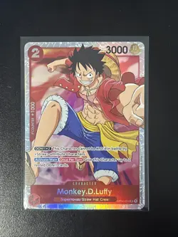 One Piece Monkey.D. Luffy - OP01-024 - SR - Foil Romance Dawn G - Image 1