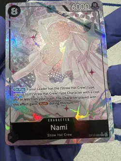 One Piece NAMI #OP15-086 SR Alt Art Adventure on Kami's Island English 🔥 - Image 2