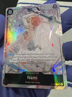 One Piece NAMI #OP15-086 SR Alt Art Adventure on Kami's Island English 🔥 - Image 3