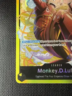 One Piece Monkey D. Luffy ST29-001 Starter Deck 29 Egghead Leader Alt Art Foil - Image 4