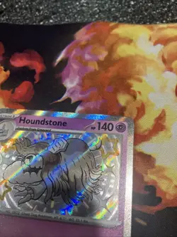 Houndstone 168/091 SV: Paldean Fates Shiny Rare Pokemon TCG Card NM - Image 4