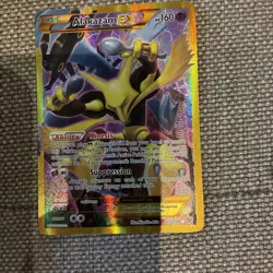 Alakazam EX 125/124 Secret Rare Fates Collide Pokemon - Image 1