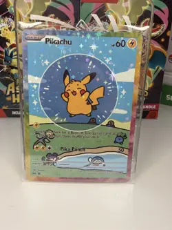 Bubble Pikachu EX - Pokemon Card - TCG Display Art Card - Star Holo - Image 1