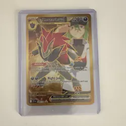 Pokemon TCG Journey Together N's Zoroark EX Card 189/159 Gold - Image 2