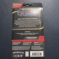 Pokemon Phantasmal Flames Blister/Coin Pack Cottonee Promo + 3 PF boosters - Image 3