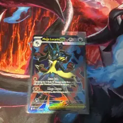 Mega Lucario EX 160/132 NM Full Art Ultra Rare - Mega Evolutions. - Image 1