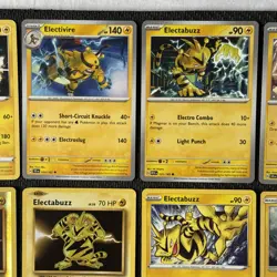 14x Pokemon Card Electabuzz & Electivire Bundle (No duplicate) Near Mint (C) - Image 3