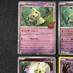 9x Pokemon Card Mimikyu Bundle Mixed set (No duplicate) Near Mint - Image 2