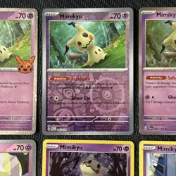 9x Pokemon Card Mimikyu Bundle Mixed set (No duplicate) Near Mint - Image 3
