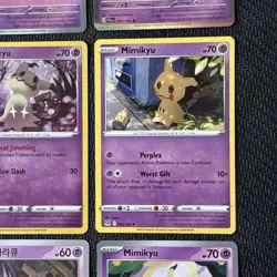 9x Pokemon Card Mimikyu Bundle Mixed set (No duplicate) Near Mint - Image 5