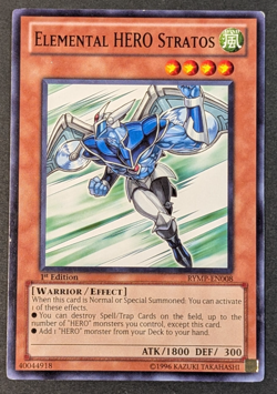 Yugioh TCG - 1x Elemental Hero Stratos - RYMP-EN008 - LP - 1st Edition - 2012 - Image 1