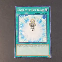 Yugioh TCG - Charge of the Light Brigade - SR02-EN033 - 1st Ed Common LP/NM 2016 - Image 2