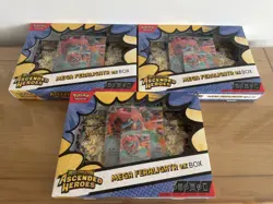3x Pokemon TCG Ascended Heroes Mega Feraligatr Ex Box - Brand New & Sealed - Image 1