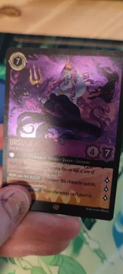 Ursula - Sea Witch Queen - Foil - Ursula's Return - Lorcana - 58 - Please Read - Image 3