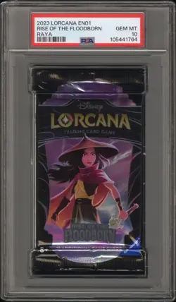 Lorcana - Foil En01 - Raya - Rise Of The Floodborn Pack Lorcana - PSA 10 - Image 1