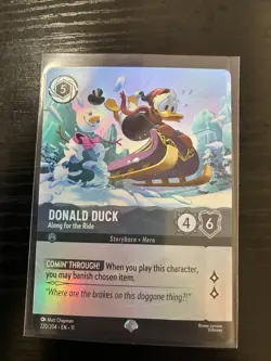 Donald Duck - Along for the Ride (Epic) 220/204 Winterspell Holo - Image 1