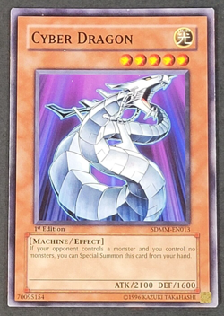 Yugioh TCG - Cyber Dragon - SDMM-EN013 - 1st Edition - NM/LP - Common - 2010 - Image 1