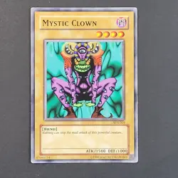 Yugioh TCG - 2x Mystic Clown - SDK-018 - Unlimited - MP - Vintage Common - 2002 - Image 1