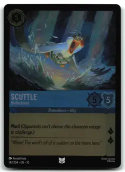 Scuttle - Birdbrained 147/204 (NM) - Whispers in the Well - Cold Foil - Image 1