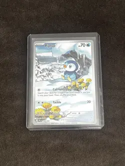 Pokemon TCG: Piplup 098/094 Illustration Rare | Ungraded | Excellent Condition - Image 1