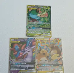 Pokemon TCG Tag Team GX Chinese Holo Lot 3: Celebi/Venusaur, Espeon/Deoxys - Image 2