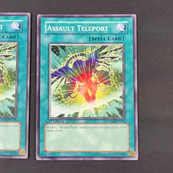 Yugioh - 2x Assault Teleport - CRMS-EN052 - 1st - Crimson Crisis - LP/NM - 2009 - Image 5