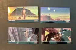 4 STAR WARS IV A NEW HOPE WideVision TOPPS Finest CHROMIUM Chase Cards - Image 1