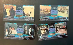 4 STAR WARS IV A NEW HOPE WideVision TOPPS Finest CHROMIUM Chase Cards - Image 2
