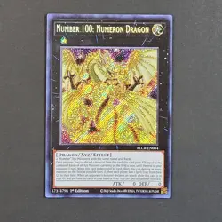 Yugioh TCG - 3x Number 100: Numeron Dragon - BLCR-EN084 - NM - 1st Edition 2022 - Image 2