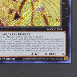 Yugioh TCG - 3x Number 100: Numeron Dragon - BLCR-EN084 - NM - 1st Edition 2022 - Image 4