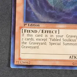 Yugioh - Fabled Soulkius - BPW2-EN036 - NM - 1st Ed - Super Rare - Fiend 2014 - Image 3