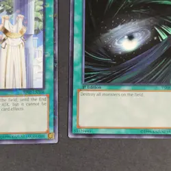 Yugioh - Forbidden Dress BP02-EN168 + Dark Hole YSKR-EN028, LP 1st Starfoil 2013 - Image 4