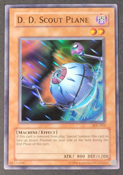 Yugioh TCG - D.D. Scout Plane - IOC-012 - Vintage - LP - Monster - Machine 2004 - Image 1