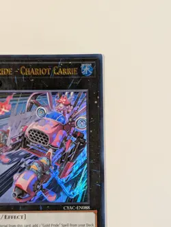 Yugioh TCG - 1x Gold Pride Chariot Carrie - CYAC-EN088 - NM - 1st - Ultra Rare - Image 4