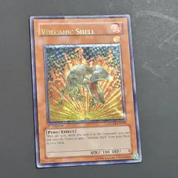 Yugioh TCG - Volcanic Shell - FOTB-EN009 - Ultimate - MP - 1st - Misprint - 2007 - Image 3
