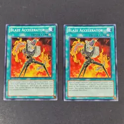 Yugioh TCG - 2x Blaze Accelerator - SDOK-EN025 - NM/LP - 1st. Ed - Common 2013 - Image 2